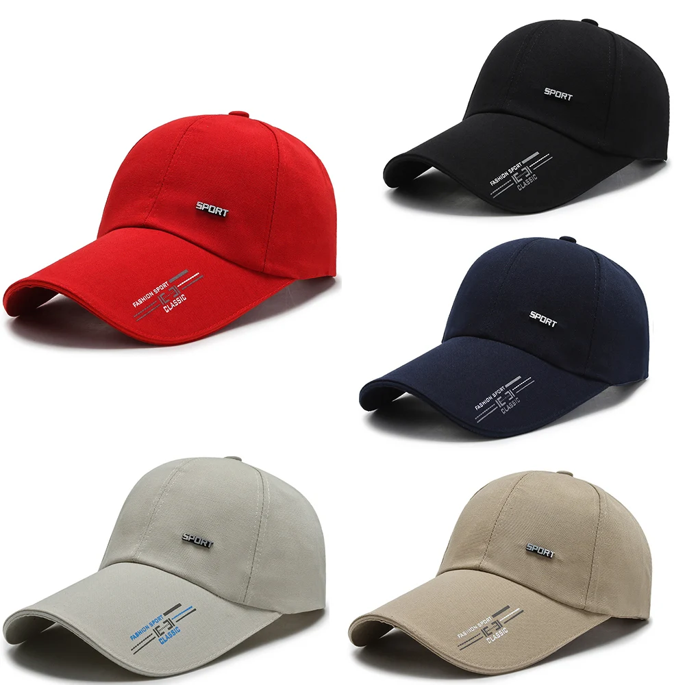 

Brand Men's Baseball Cap Letter Summer Retro Cap Casual Cap Hats For Men Women Outdoor Fishing Snapback Hat High Quality