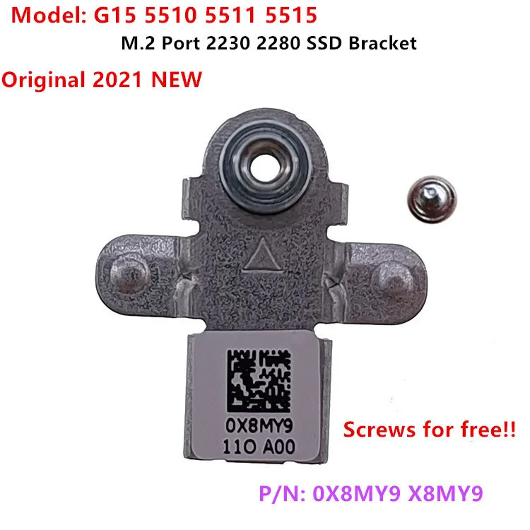 

New For Dell G15 5510 5511 5515 Laptop Bracket M.2 2230 2280 SSD X8MY9 0X8MY9