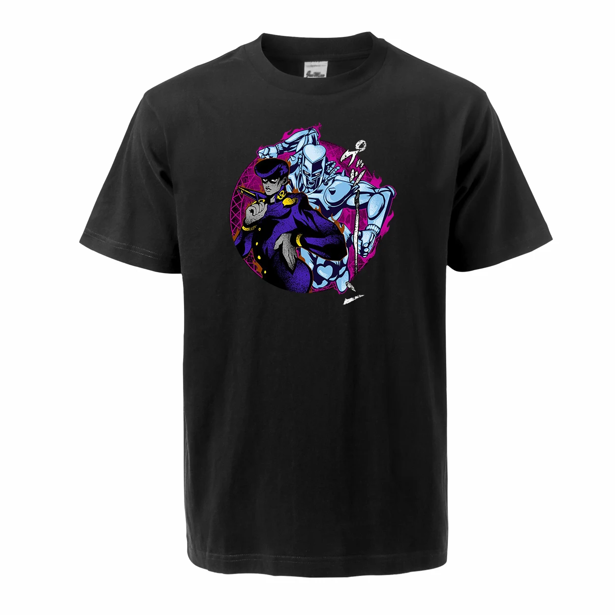 Higashikata Josuke Crazy Diamond Мужские футболки 2020 Лето Япония Аниме Jojo топы тройники 100%