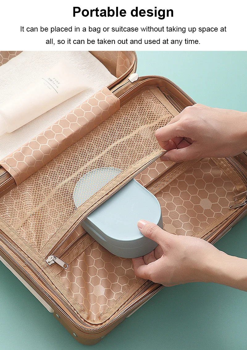 

Portable, Cute, Creative, Home and Travel Waterproof Soap Box, Convenient To Use Compact and Space-saving, Sealed Soap Box
