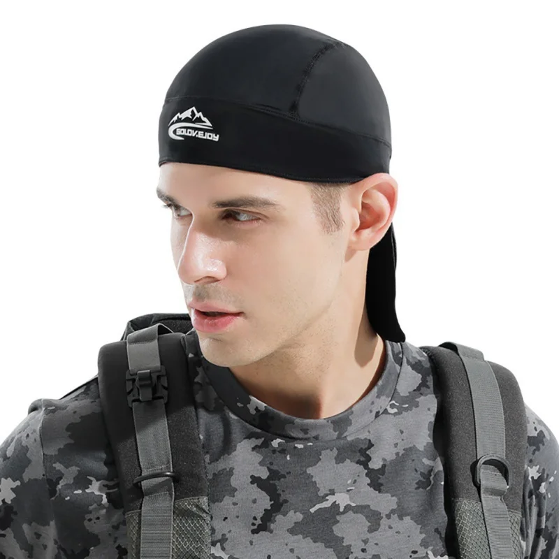 

Summer Cycling Cap Fast Dry Breathable Bandana Sports Running Uv Protection Pirate Bandana Ice Silk Cap