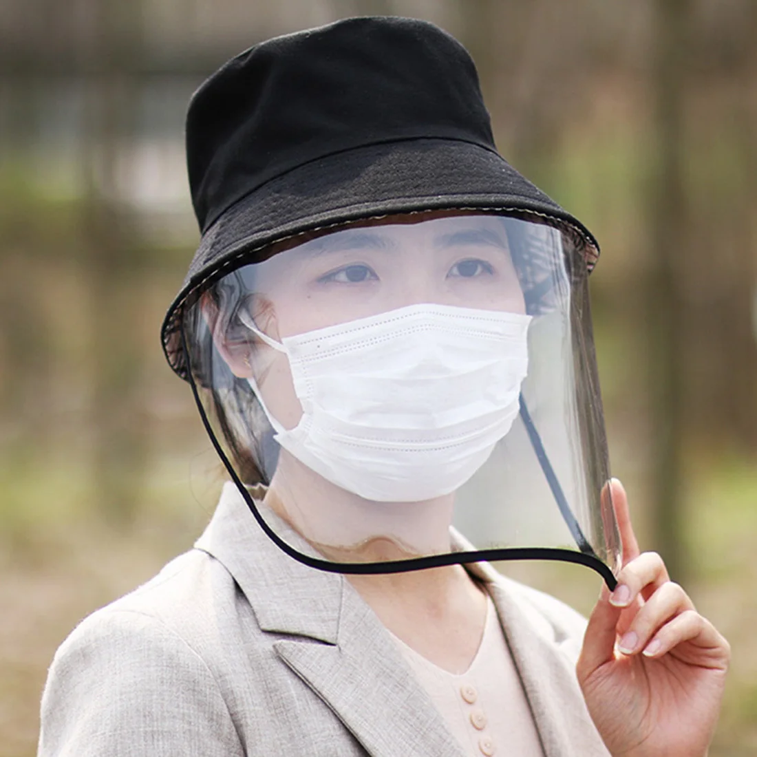 Распродажа Защита от УФ лучей Солнцезащитная шляпа защита пыли маска для рта