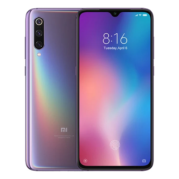 Violet Мобильный телефон с глобальной ПЗУ Xiaomi mi 9 8 Гб 256 ГБ mi 9, Snapdragon 855, 6,39 дюйма, 2340x1080, FHD, 48 Мп+ 20 МП, поддержка беспроводной зарядки NFC - Цвет: Violet