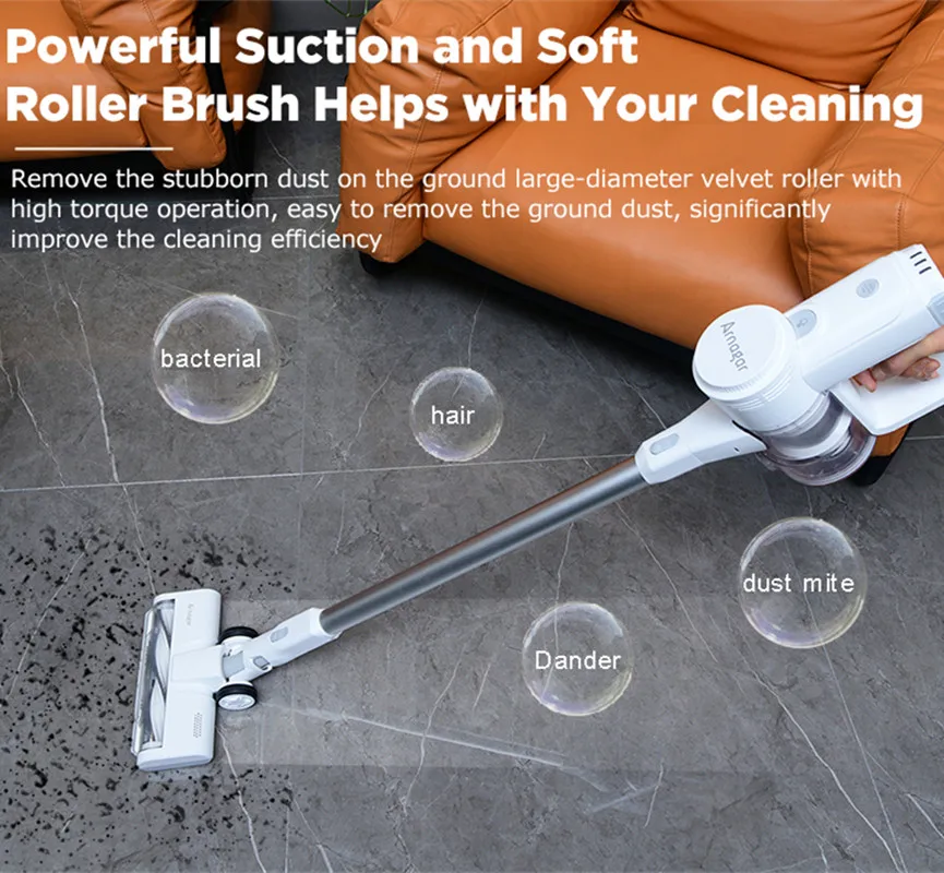 Arnagar V11 Pro ручной пылесос 200W Всасывания бытовой беспроводной подметальная Циклон