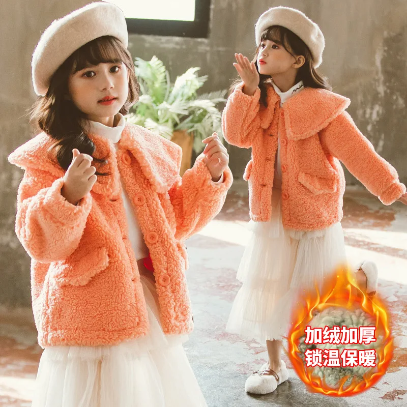 Новинка 2020 стильное плотное пальто из шерсти лалаламби в западном стиле для