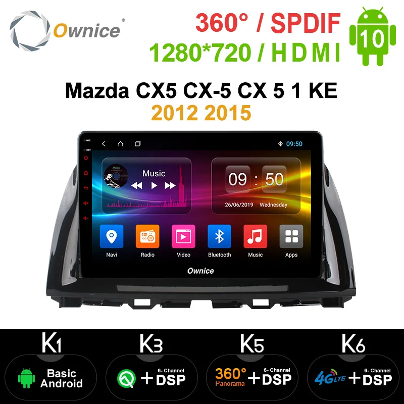 Ownice K3 K5 K6 10 1 &quotOcta 8 Core Android 0 автомобиля радио плеер GPS DVD для Mazda CX5 CX 5 KE 2012 2015 4