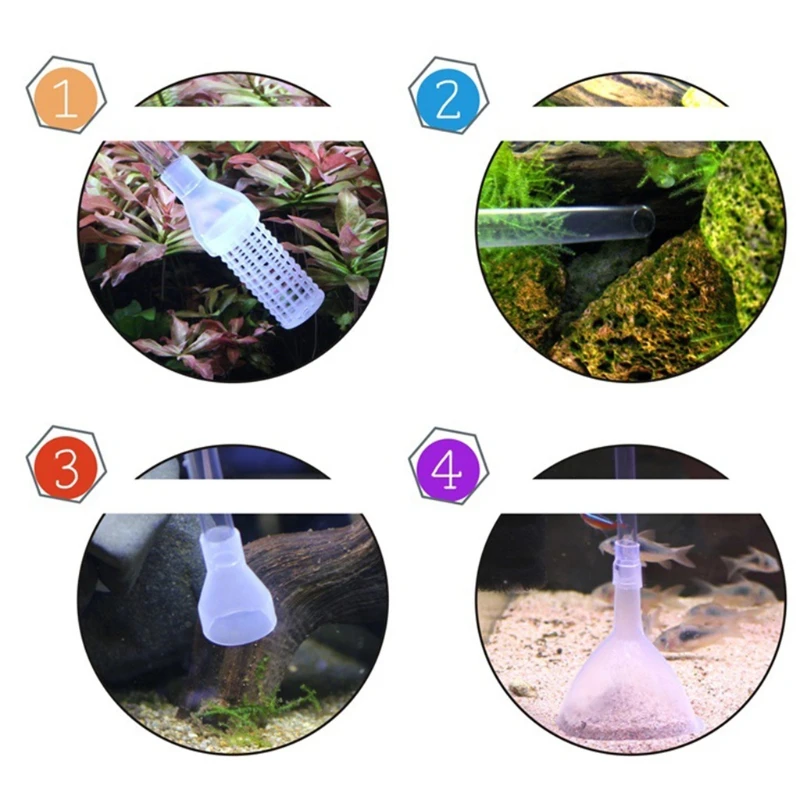 Ручной аквариумы смены воды универсальный ручной сифонный насос жидкого