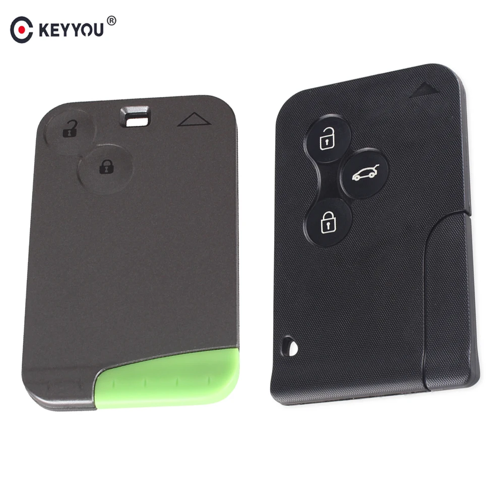 Чехол KEYYOU Smart Remote Key Shell для Renault Clio Logan Megane 2 3 живописный пруд Espace умный чехол для автомобильного ключа