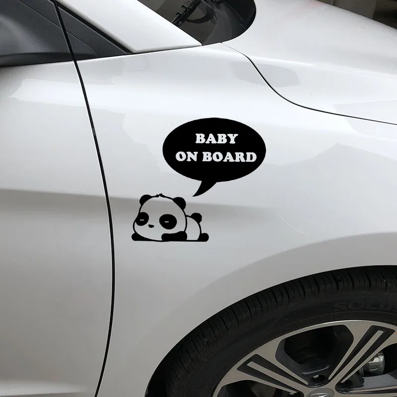 Автомобильная наклейка Спящая панда Милая мультяшная Детская на доске