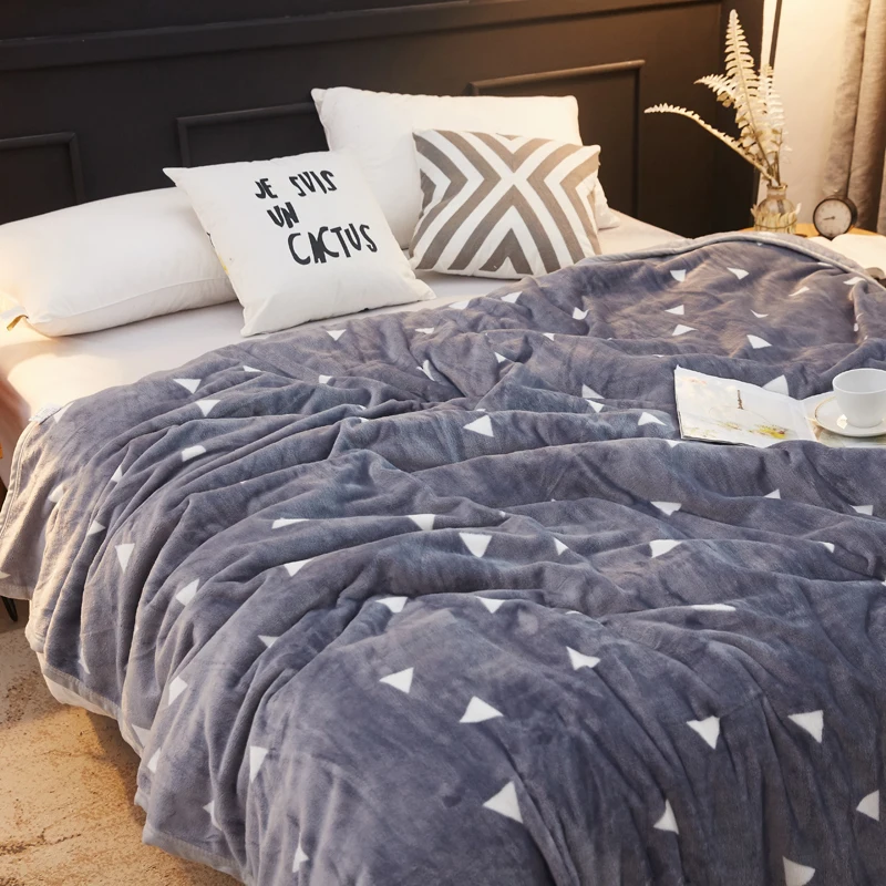 

Фланелевое одеяло, летнее одеяло с воздушным кондиционированием, Коралловое бархатное одеяло для кровати, односпальное и студенческое общ...