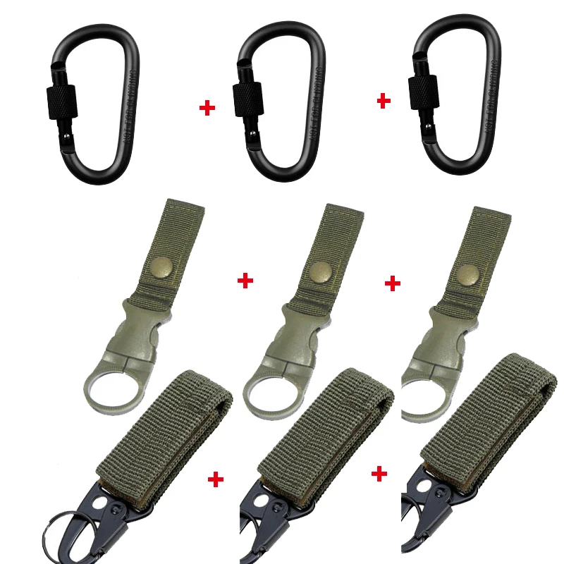 6 buckle Военный Рюкзак, тактическая камуфляжная сумка, армейский Molle, штурмовой, для походов, кемпинга, охоты, рюкзаки для путешествий, велоспорта - Цвет: 6 buckle