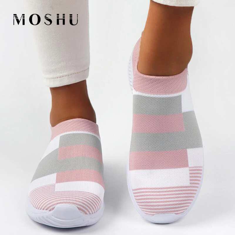 Модные носки женские кроссовки женская обувь для ходьбы Вулканизированная
