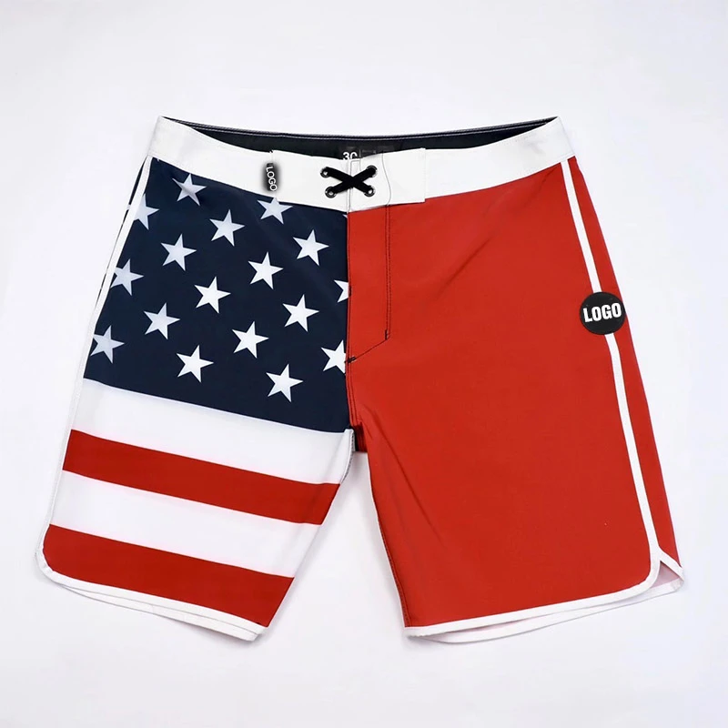 Мужские пляжные шорты бермуды быстросохнущие Водонепроницаемые для плавания из