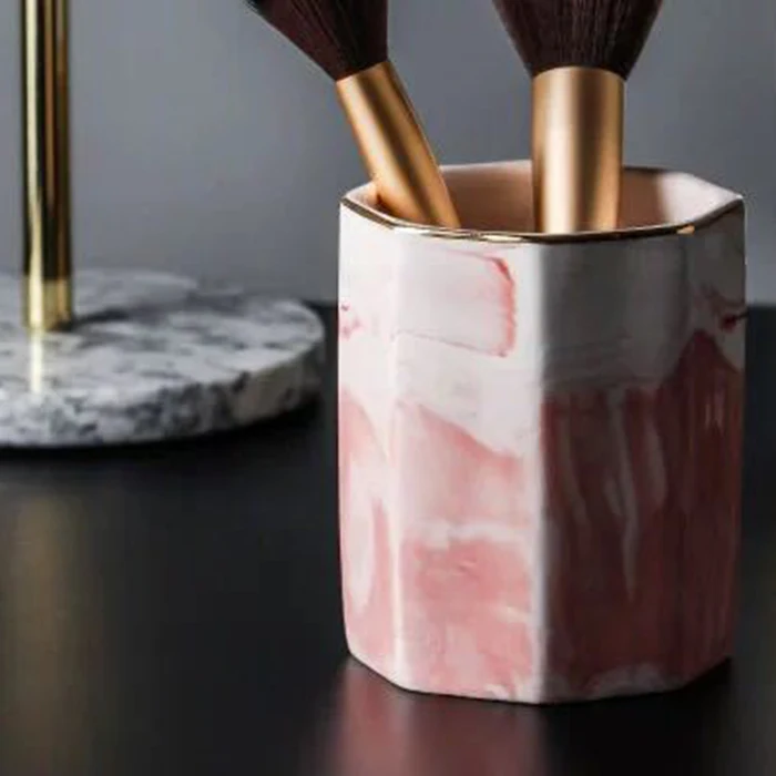 Мраморный резервуар для хранения в скандинавском стиле керамическая банка