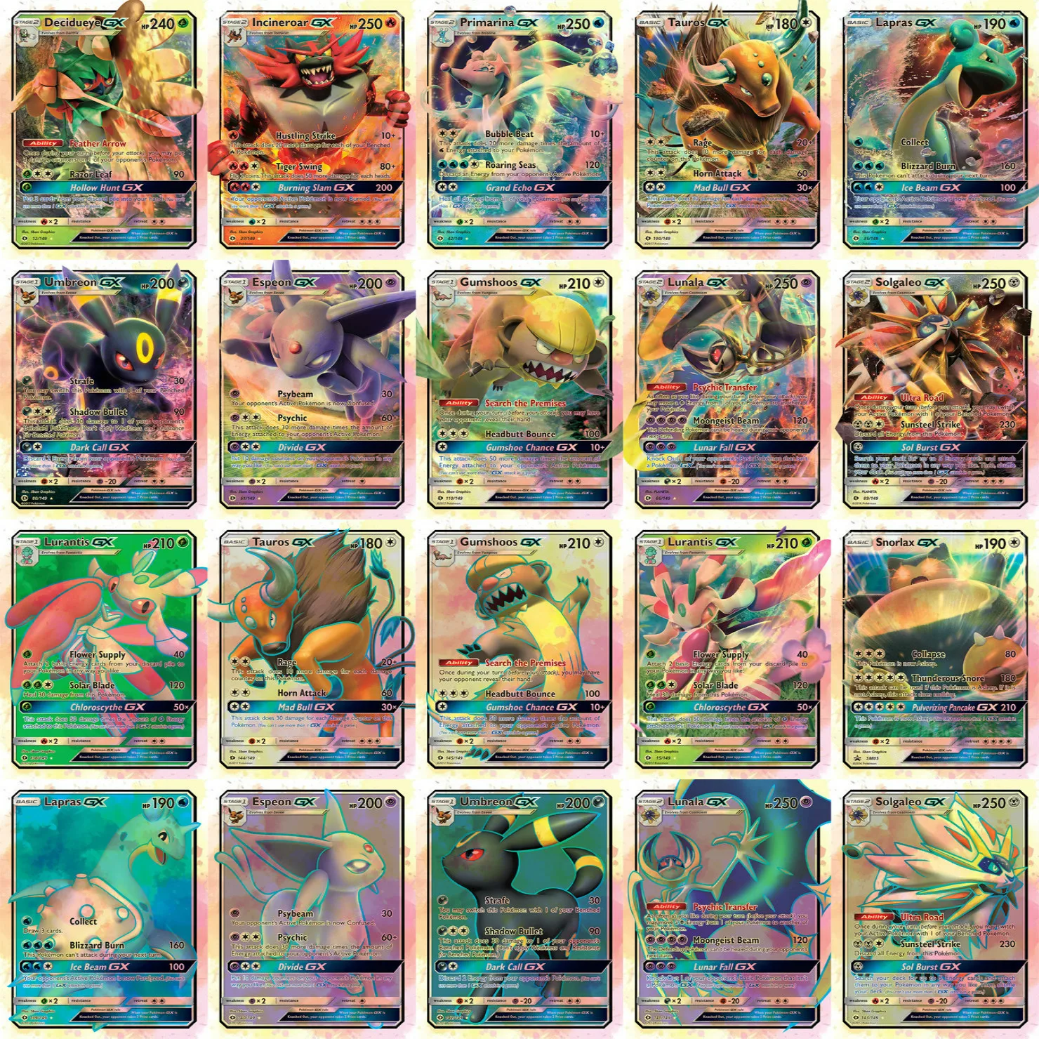 Pokemons TAKARA TOMY GX MEGA EX битва Игрушки Хобби Коллекционные игрушки Коллекция игр аниме-открытки для детей