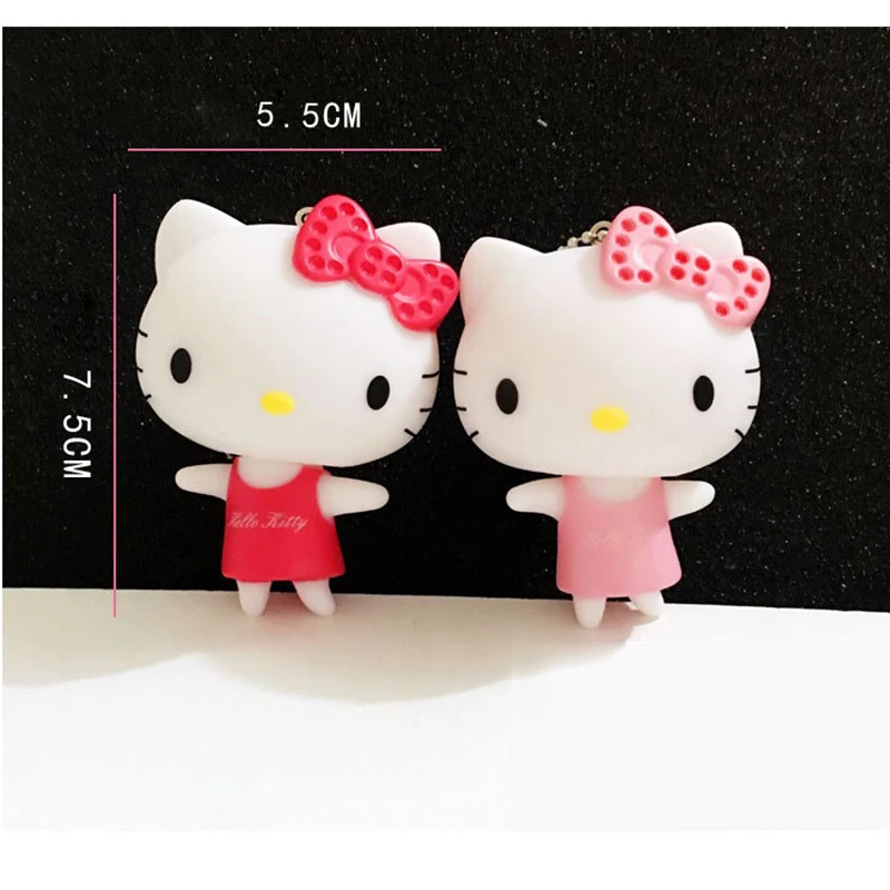 Милый розовый Кот hello kitty кукла брелок кожаный шнур брелок держатель металлический брелок с колокольчиком брелок Шарм сумка Подвеска для автомобиля подарок