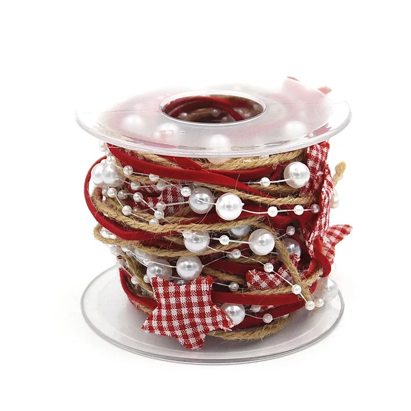 Пентаграмма цепочка из бисера рождественские ленты украшения для свадьбы