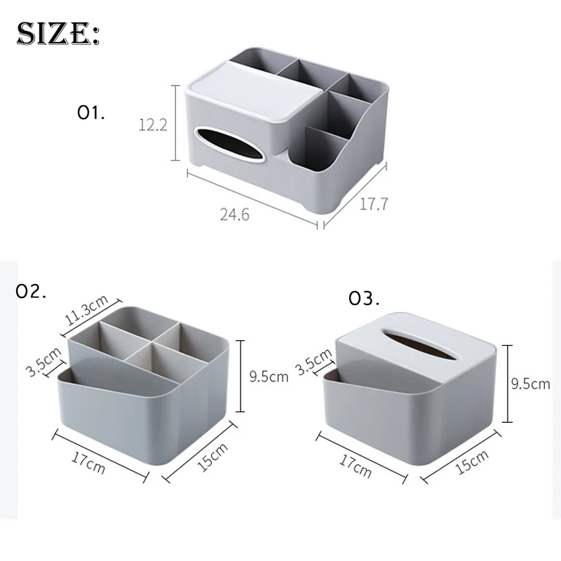Косметический Органайзер коробка для салфеток Офисная хранения настольный