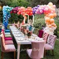 wedding arch background decoration air balloons macarone latex helium balloon happy birthday party holiday scene decor supplies