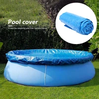 round swimming pool cover 244305366cm diameter outdoor cloth waterproof dustproof tarpaulin outdoor garden pool accessories
