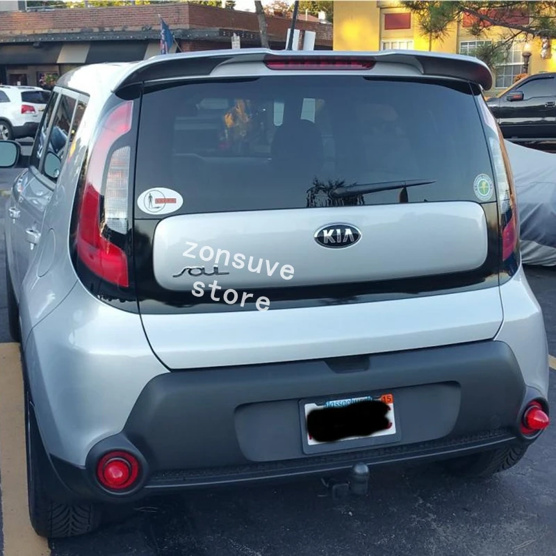 Подходит для Kia Soul 2014 2017 спортивный спойлер из АБС пластика и углеродного волокна