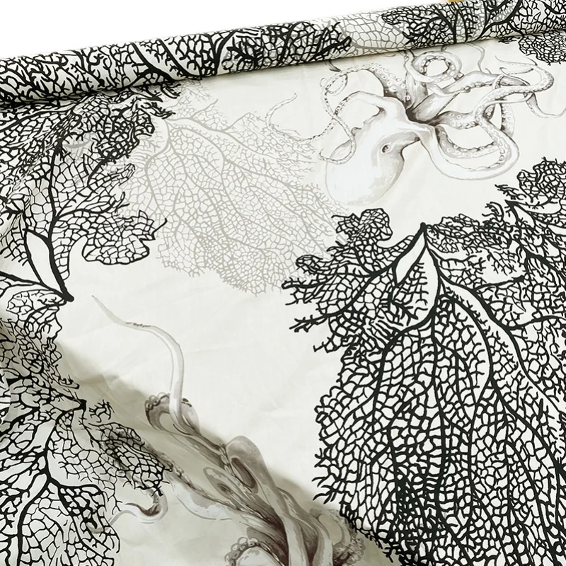 145 см ширина модные ветки и искусственная хлопковая ткань для женщин платье