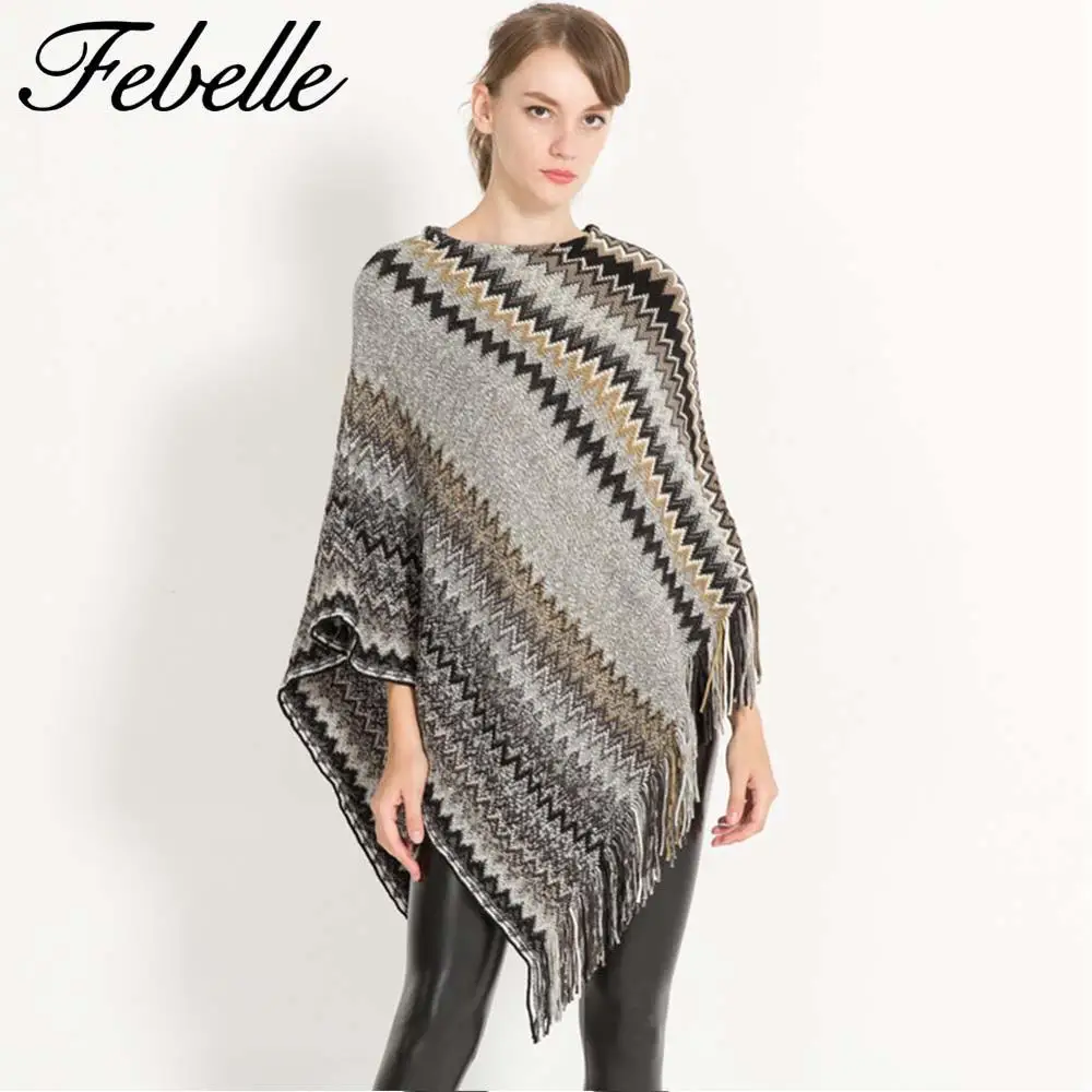 Febelle женская мода зимний кашемировый шарф шаль свободные комплекты летучая мышь