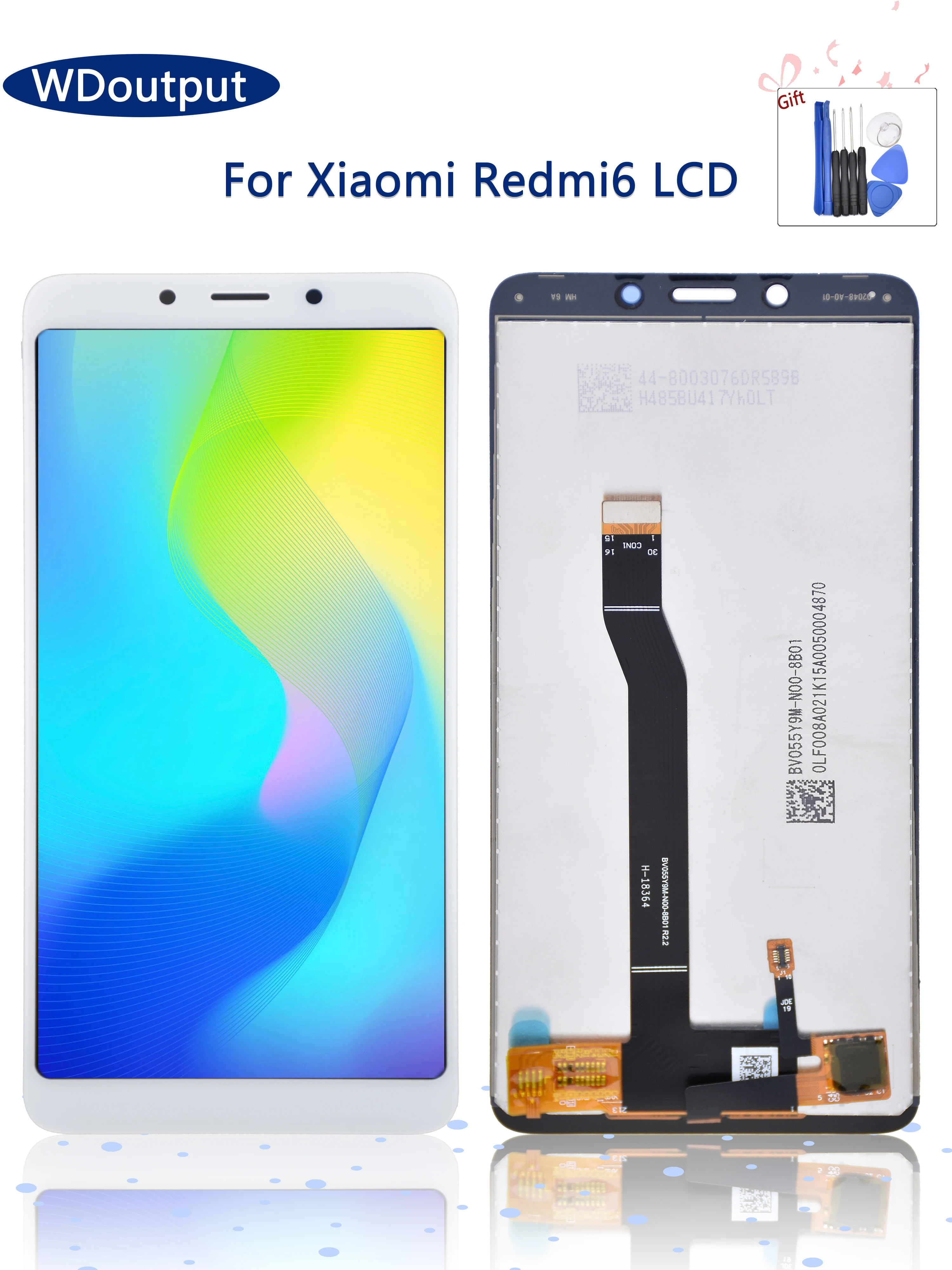 Оригинальный ЖК дисплей для Xiaomi Redmi 6A сенсорный экран с рамкой дигитайзер 6 в