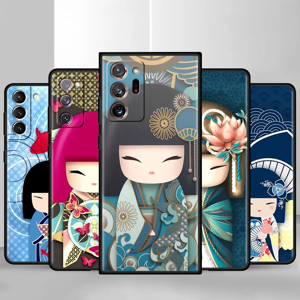 

Kimmidoll Dolls Funda for Samsung S20 S21 FE S10 S9 Plus S8 Case for Galaxy Note 20 Ultra 10 Lite 9 Soft Phone Coque