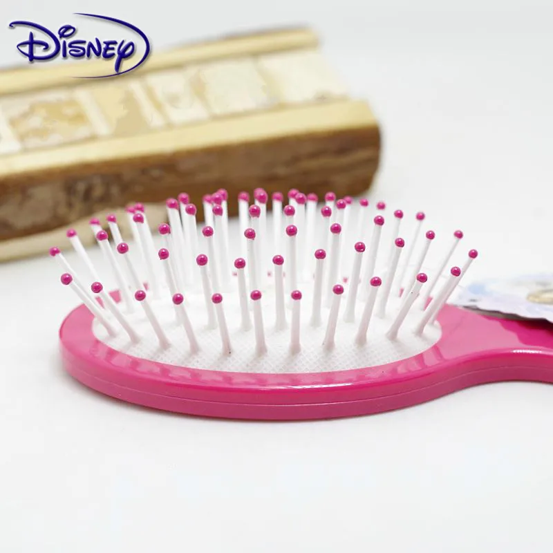 Disney Minnie Kids GentleAnti-статическая щетка Клубок влажная сухая щетина ручка распутывающая расческа ледяная королева кудрявые щетки для волос