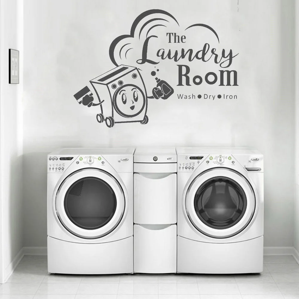 

Unique Laundry Room Wall Decal Laundry Wall Decals Laundry Room Laundry room wall decor Wall decals Waterproof Vinyl ph417