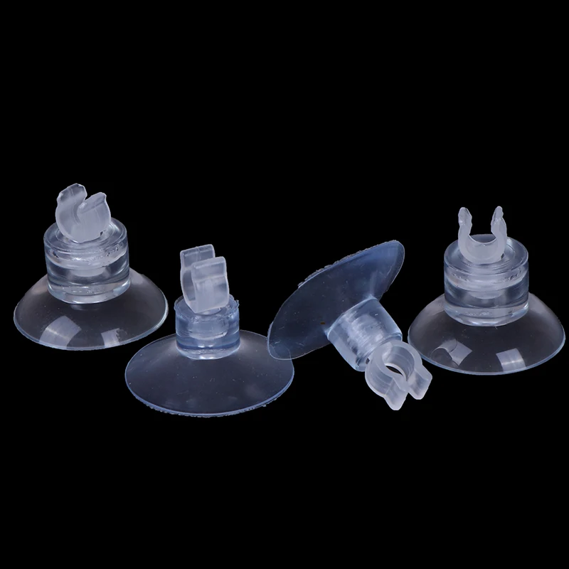 

10pcs/lot Aquarium Sucker Suction Cup For 4mm Air Line Pipe Tube Wire Holder Used Sucker For Glass Surface Fish Supples