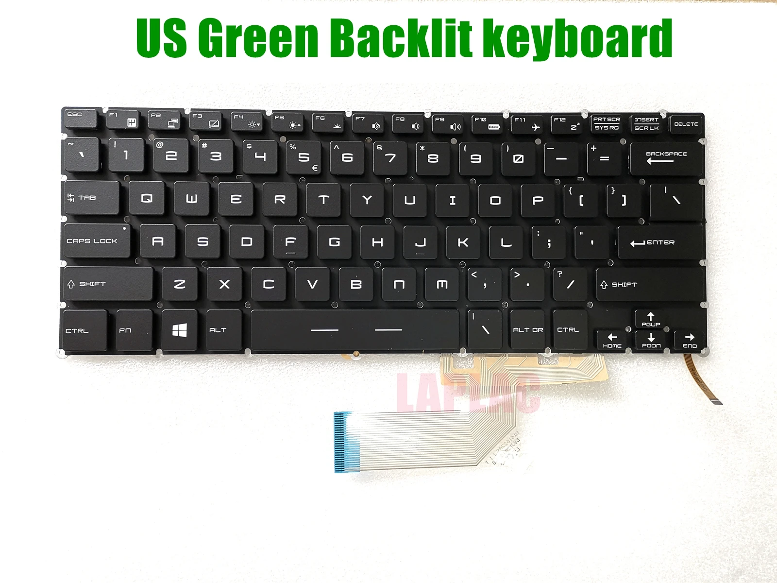 Сша зеленая клавиатура с подсветкой для MSI GS40 4QE/GS40 6QE/GS40 6QD (MS 14A1) Phantom|Клавиатуры