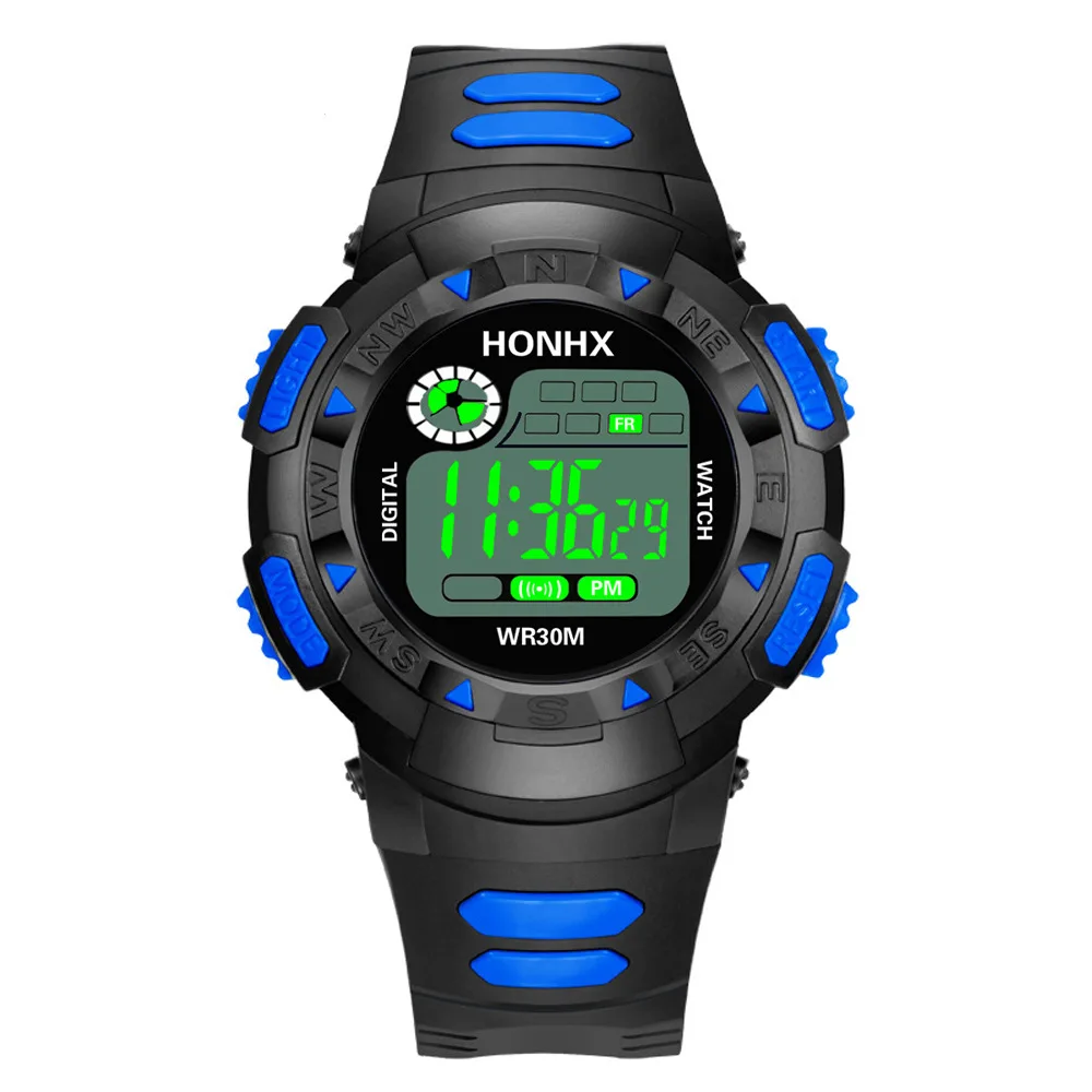 Модная одежда для девочек и мальчиков спортивные часы дизайн возможностью