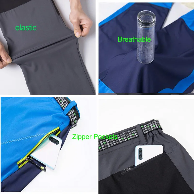 Мужские Походные штаны NUONEKO PN39 эластичные дышащие тонкие быстросохнущие для