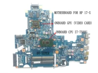 fast shipping100 tested 17 x main board for hp 17 x laptop motherboard cpu i7 7500u gpu