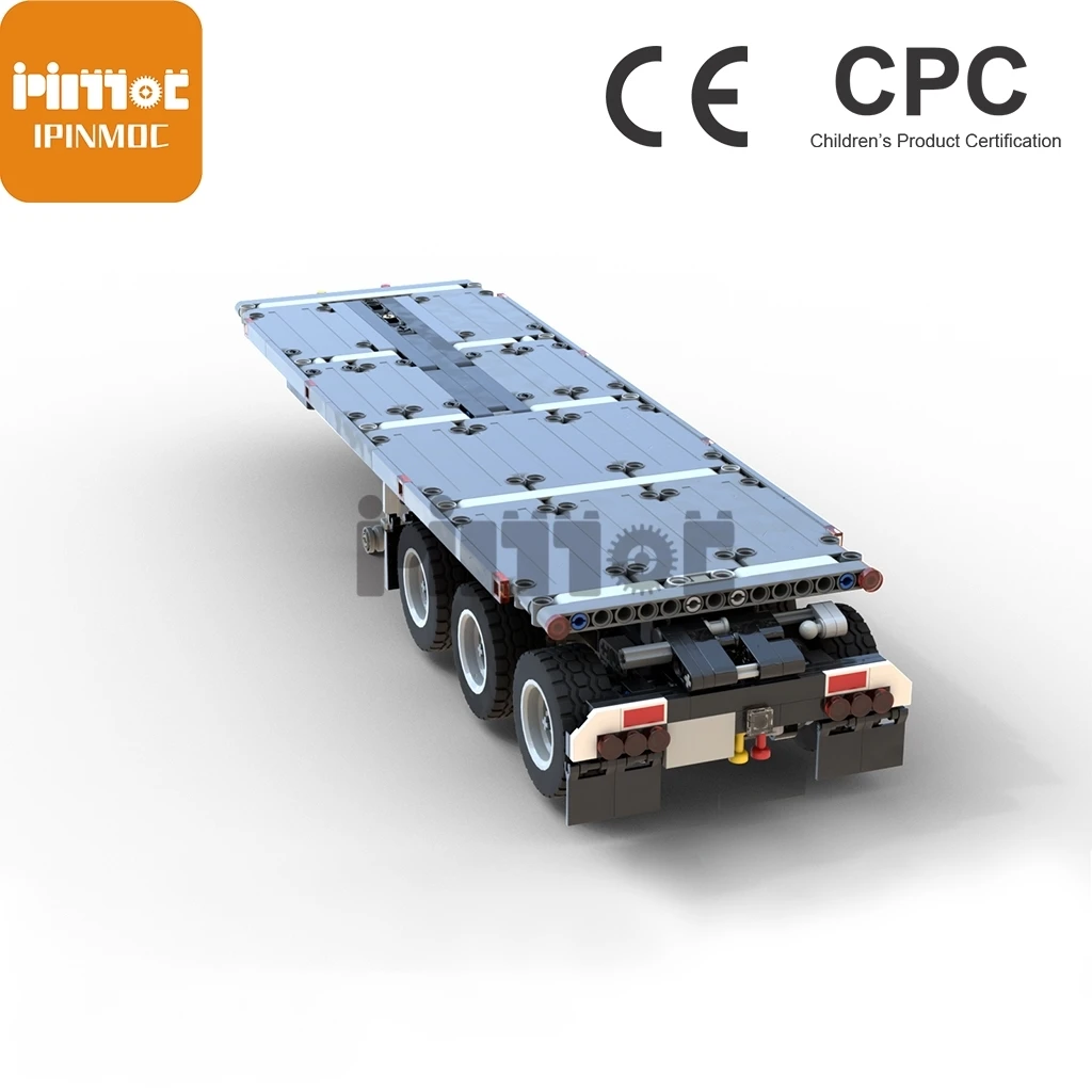 Moc-37319 плоский полуприцеп оснащен 42078 технологией сращивания строительных блоков