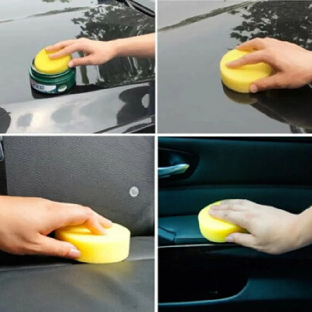 

Tool Sponges Universal Wash Waxing Yellow 20pcs Car Clean Beauty Cleaning Parts