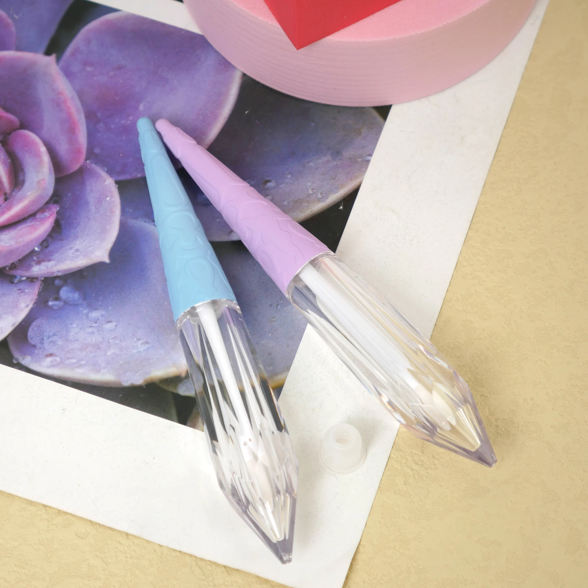 5/10 шт. 2 мл пустые тюбики для блеска губ с трубками прозрачный мягкий контейнер