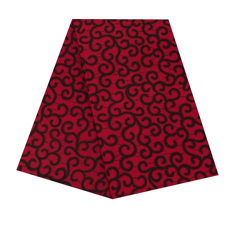 Красная серия высокое качество Анкара африканская вощеная ткань принтом чистый