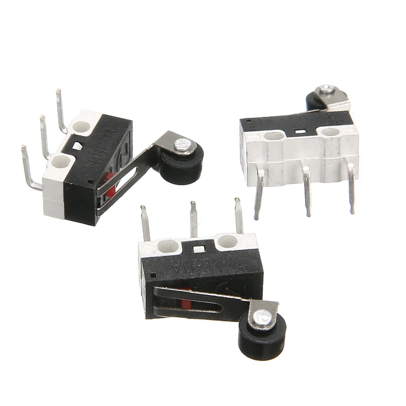 5 шт. мини пластиковый рычажный привод микропереключатель SPDT электрических