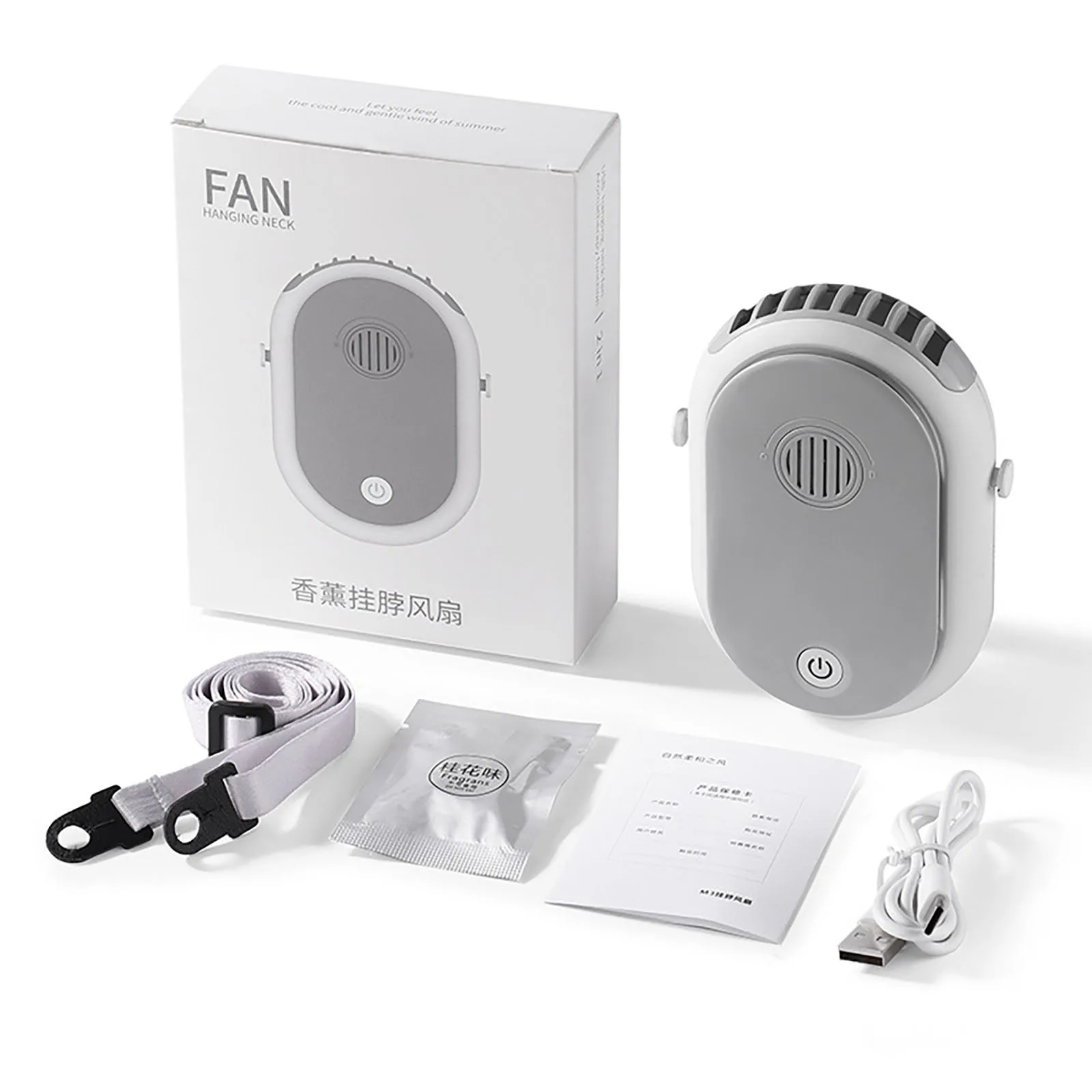 

The Bew Hanging Neck Home Spa Car Mist Spray Aromatherapy Cartoons Humidifier Three-in-one Rechargeable Large Wind