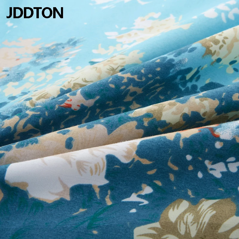 JDDTON 2020 новые изящные синие цветочные Стильные комплекты постельного белья AB Side 4