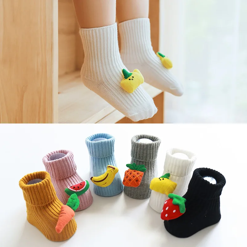 

Newborn Baby Socks for Girls Anti Slip Baby Girls Boys Socks Autumn Winter Cartoon Infant Toddler Baby Socks Suitable for 0-3T