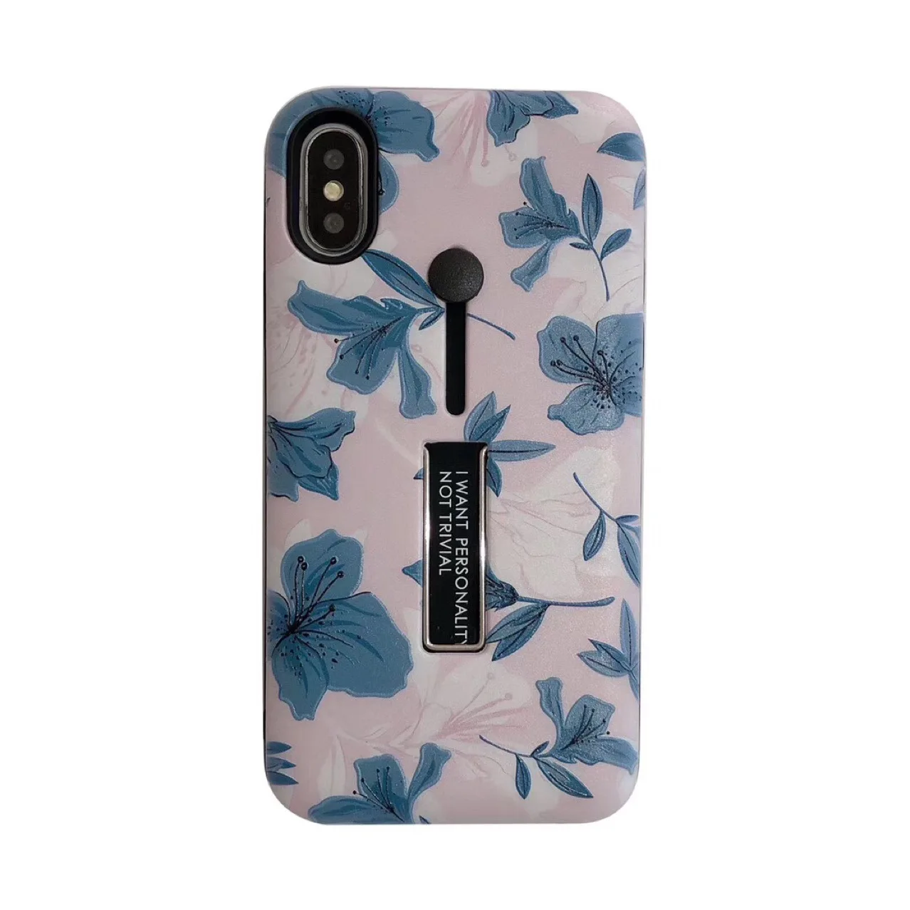 Женский чехол-подставка для телефона с цветком iPhone чехол на айфон 11 Pro Max XR XS 7 8 6 X