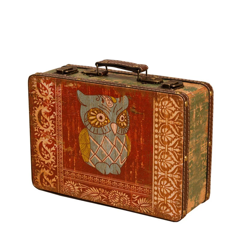 Ностальгический ретро деревянный ящик для хранения Коробка ювелирных изделий
