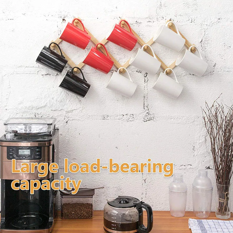 Деревянная расширяемая вешалка для одежды настенная хранения крючок чулана