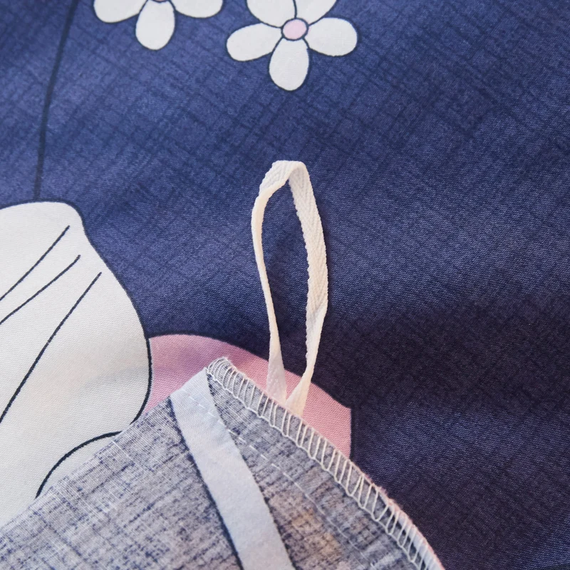 Очаровательное бархатное однослойное покрывало с лепестками из 100% хлопка и