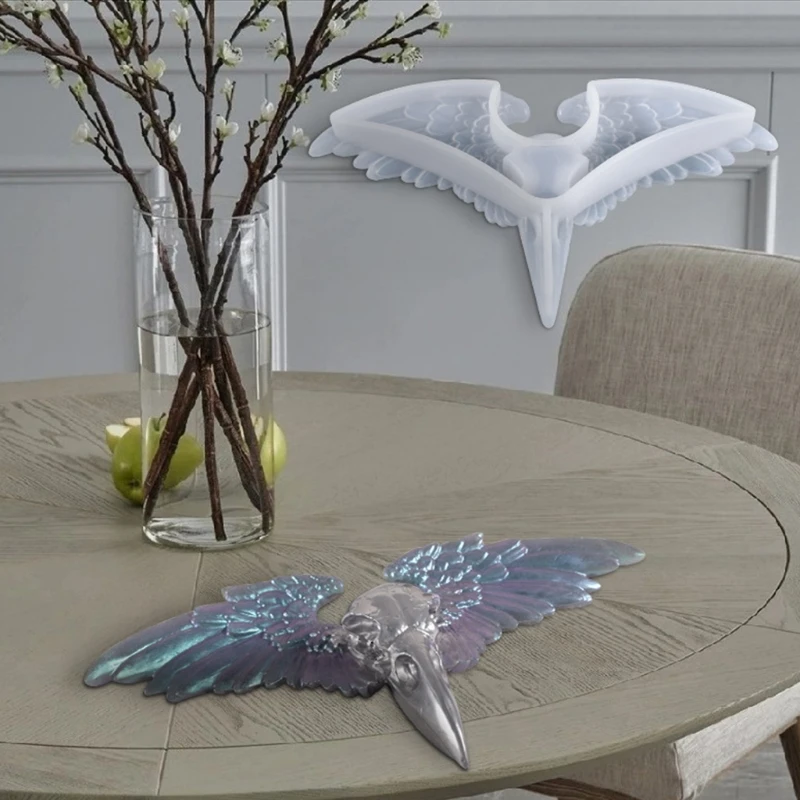 

Eagle Spreads Wing Ornaments Epoxy Resin Mold Hanging Pendants Silicone Mould