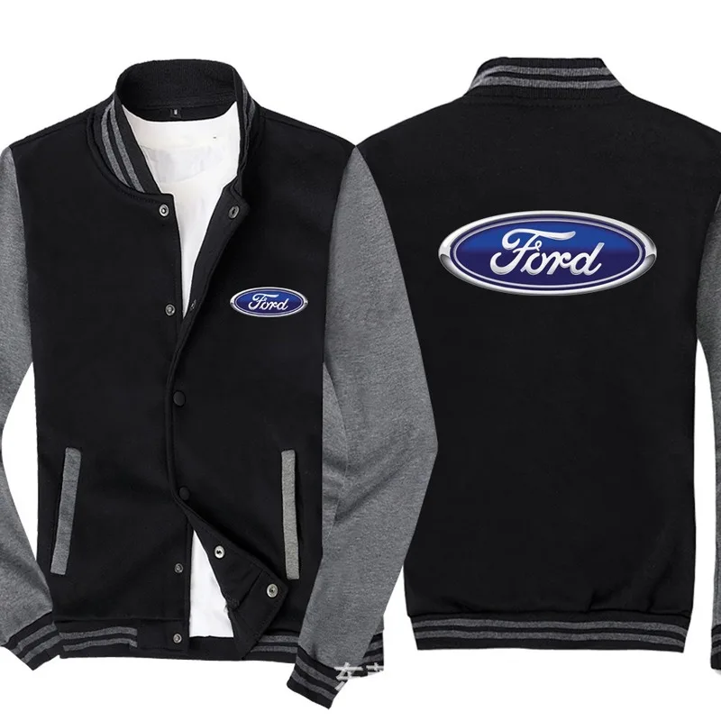 Бейсбольная Униформа на весну и осень свитшот для FORD мужская приталенная куртка
